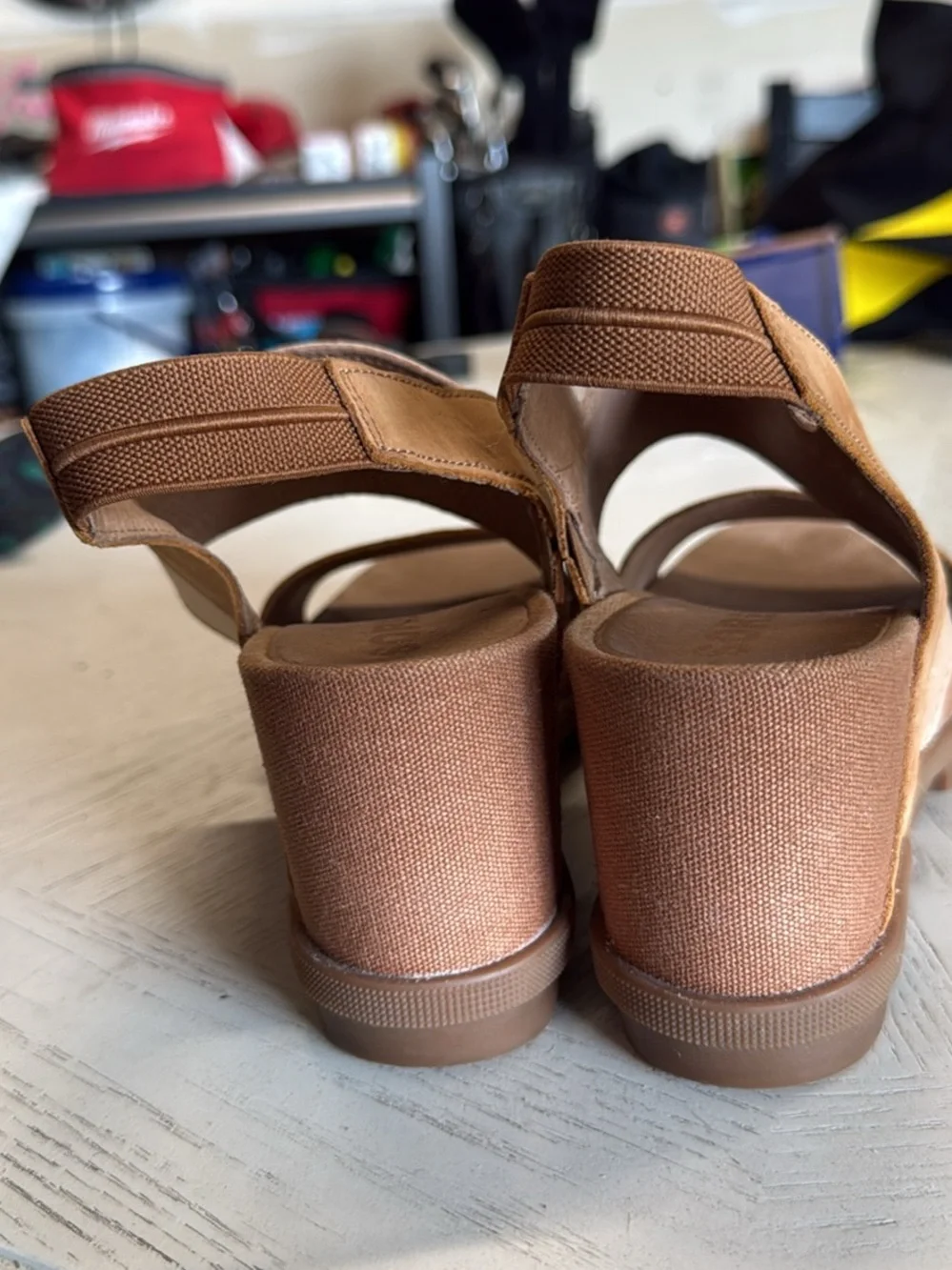 Sorel Women's Joanie II Slingback Wedge- Camel Brown size 11